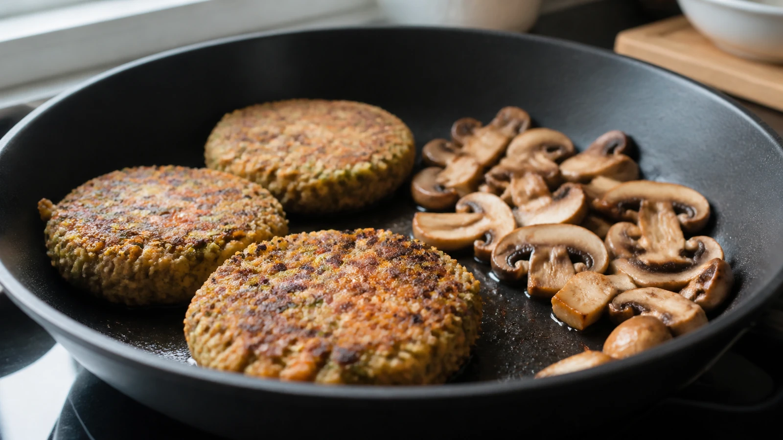 Illustration contextuelle de Adapter une recette de burger en version végétale