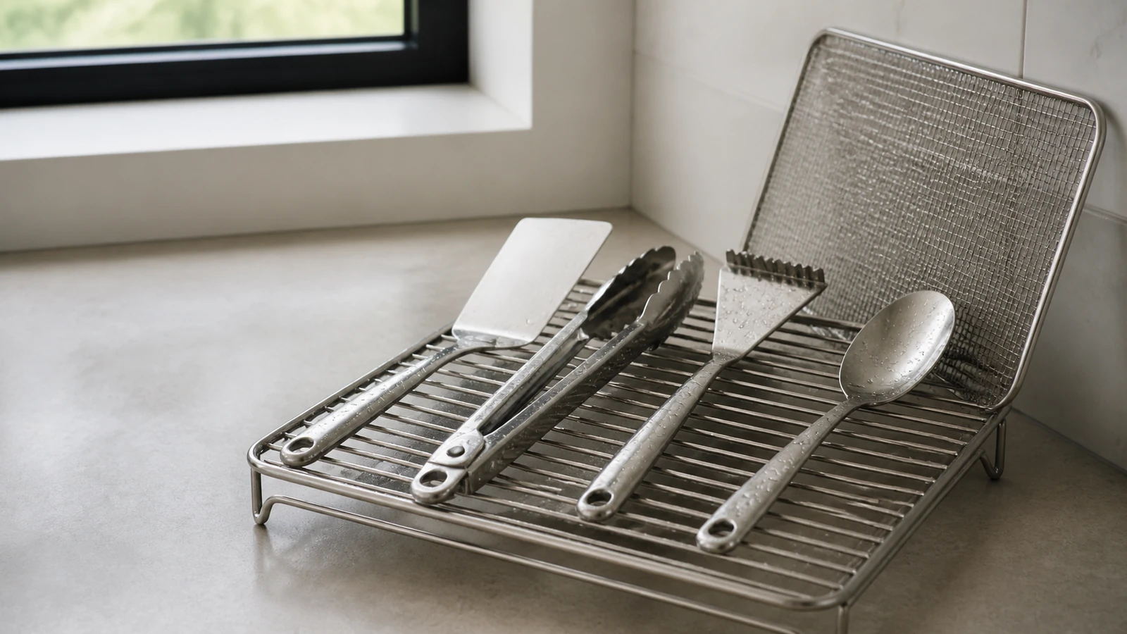 Détail cuisine lié à Entretenir le matériel de cuisson après des burgers