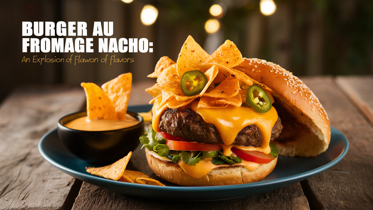 découvrez notre burger au fromage nacho, une véritable explosion de saveurs qui allie le crémeux du fromage fondant à des épices envoûtantes. parfait pour les amateurs de sensations gustatives, ce burger vous transportera dans un univers de délices. ne manquez pas cette expérience unique !