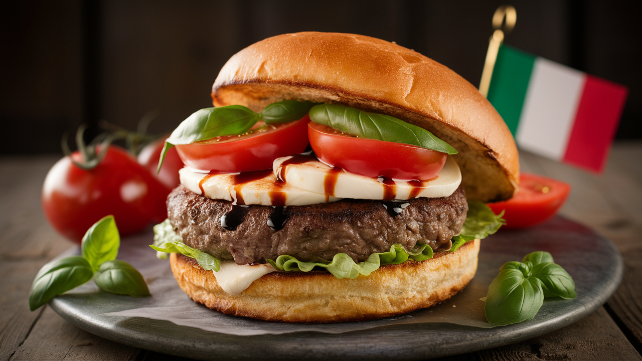 découvrez les burgers caprese, une fusion savoureuse du traditionnel burger américain et des saveurs italiennes emblématiques. un délice succulent alliant mozzarella fondante, tomates fraîches et pesto aromatique, pour une expérience gustative inédite qui ravira les amateurs de cuisine italienne et de burgers.