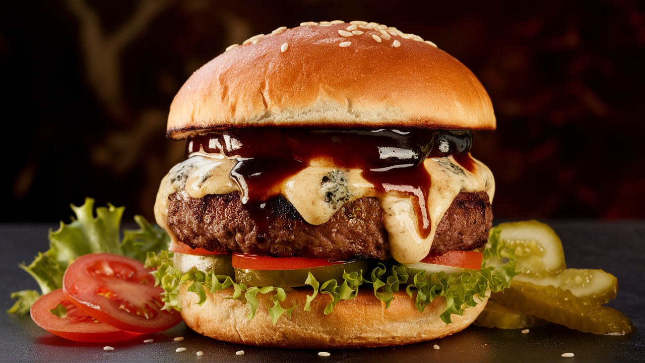 découvrez nos burgers umami au porto et stilton, une combinaison audacieuse qui promet une explosion de saveurs. savourez le mélange parfait entre la richesse du stilton et la douceur du porto, le tout entre deux pains moelleux. une expérience culinaire unique à ne pas manquer !