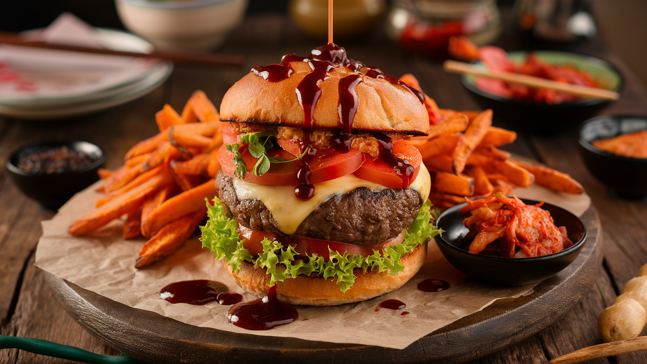 découvrez l'alliance parfaite entre la cuisine coréenne et le confort des burgers avec notre recette de burgers au gochujang. une explosion de saveurs épicées et savoureuses qui ravira vos papilles et apportera une touche originale à vos repas. oserez-vous l'essayer ?