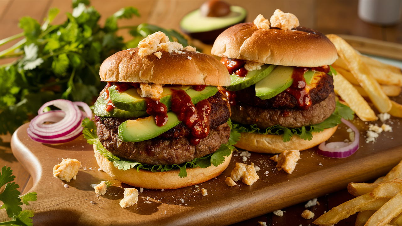 découvrez une expérience culinaire unique avec nos burgers d'avocat épicées au chili et queso fresco. savourez la fusion parfaite de fraîcheur et de piquant, idéale pour les amateurs de nouvelles saveurs. parfait pour un repas sain et délicieux !