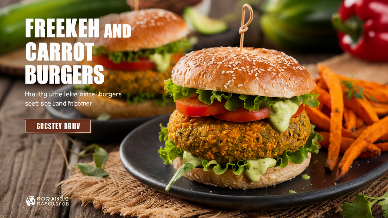 découvrez notre recette de burgers de freekeh et carottes, une fusion gourmande et saine qui allie des ingrédients nutritifs à des saveurs délicieuses. idéaux pour un repas équilibré, ces burgers apporteront une touche originale à vos assiettes. essayez-les dès maintenant !