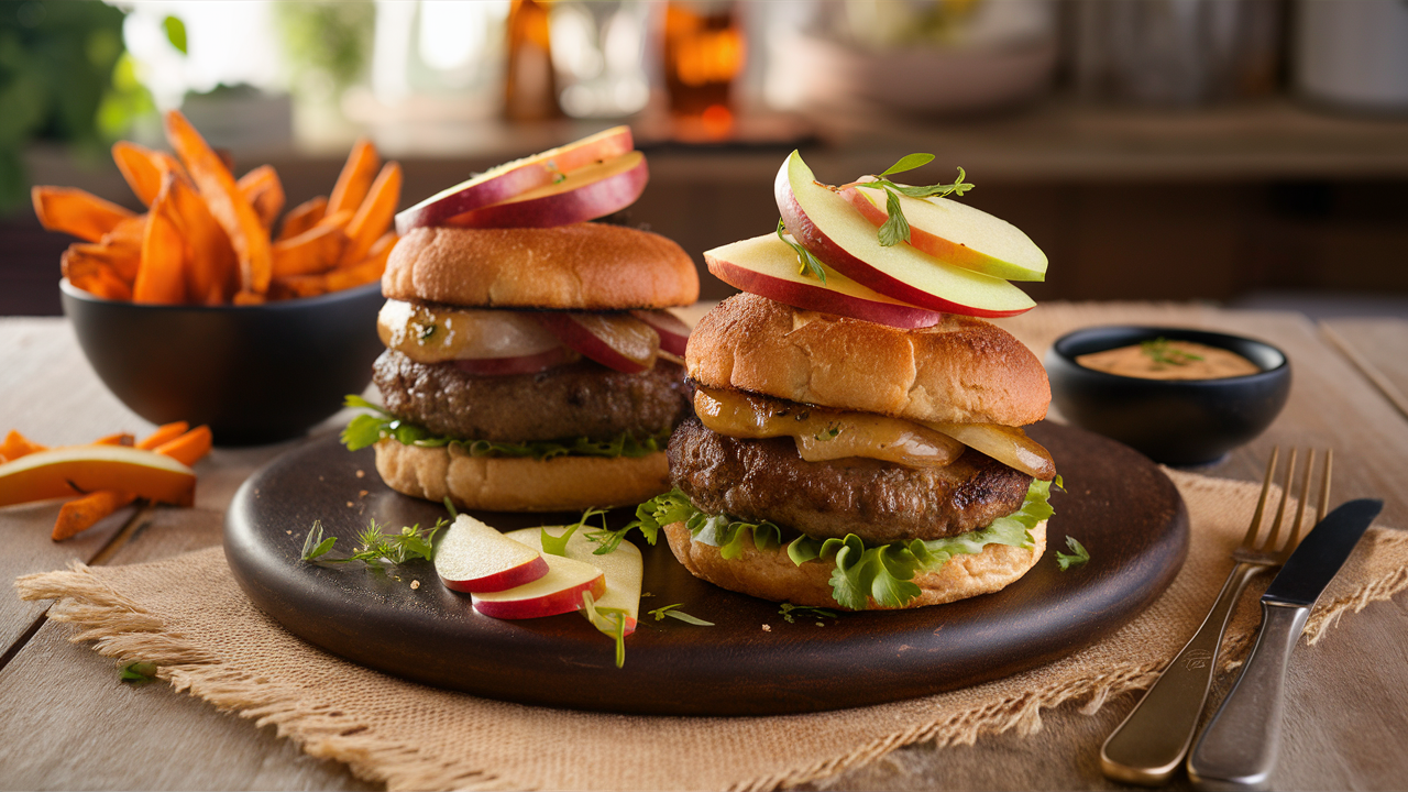 découvrez notre délicieuse recette de burgers de porc aux pommes, une fusion savoureuse qui marie la tendreté du porc juteux avec la douceur des pommes. un plat innovant et réconfortant qui émerveillera vos papilles à chaque bouchée.