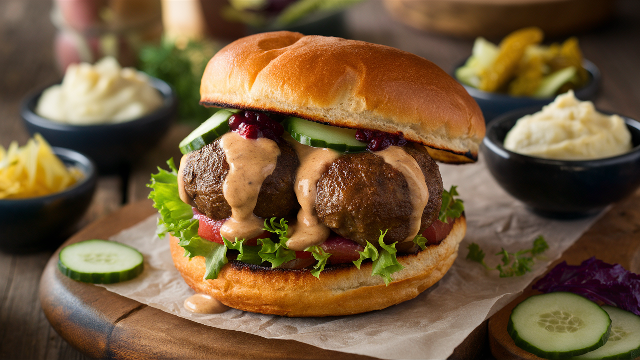 découvrez la délicieuse fusion entre les burgers et les boulettes de viande suédoises. savourez une expérience culinaire unique alliant des saveurs traditionnelles et modernes, parfaite pour les amateurs de bonne cuisine.