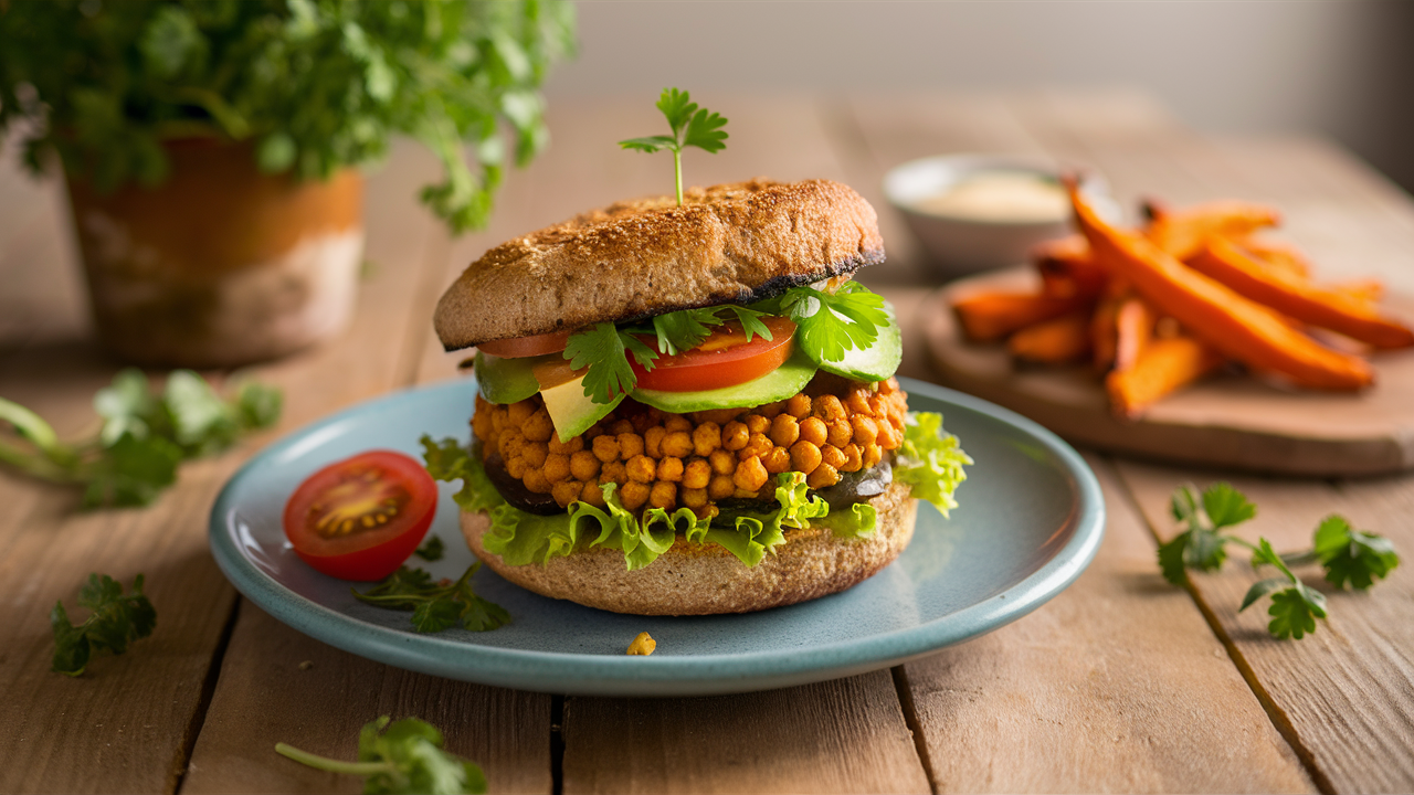 découvrez la recette savoureuse des burgers de pois chiches et coriandre, une alternative végétale délicieuse et nourrissante. idéale pour les amateurs de cuisine saine, cette préparation allie goût et bienfaits nutritionnels pour régaler vos papilles tout en respectant votre mode de vie. faites le plein de légumes avec ce plat facile à réaliser!