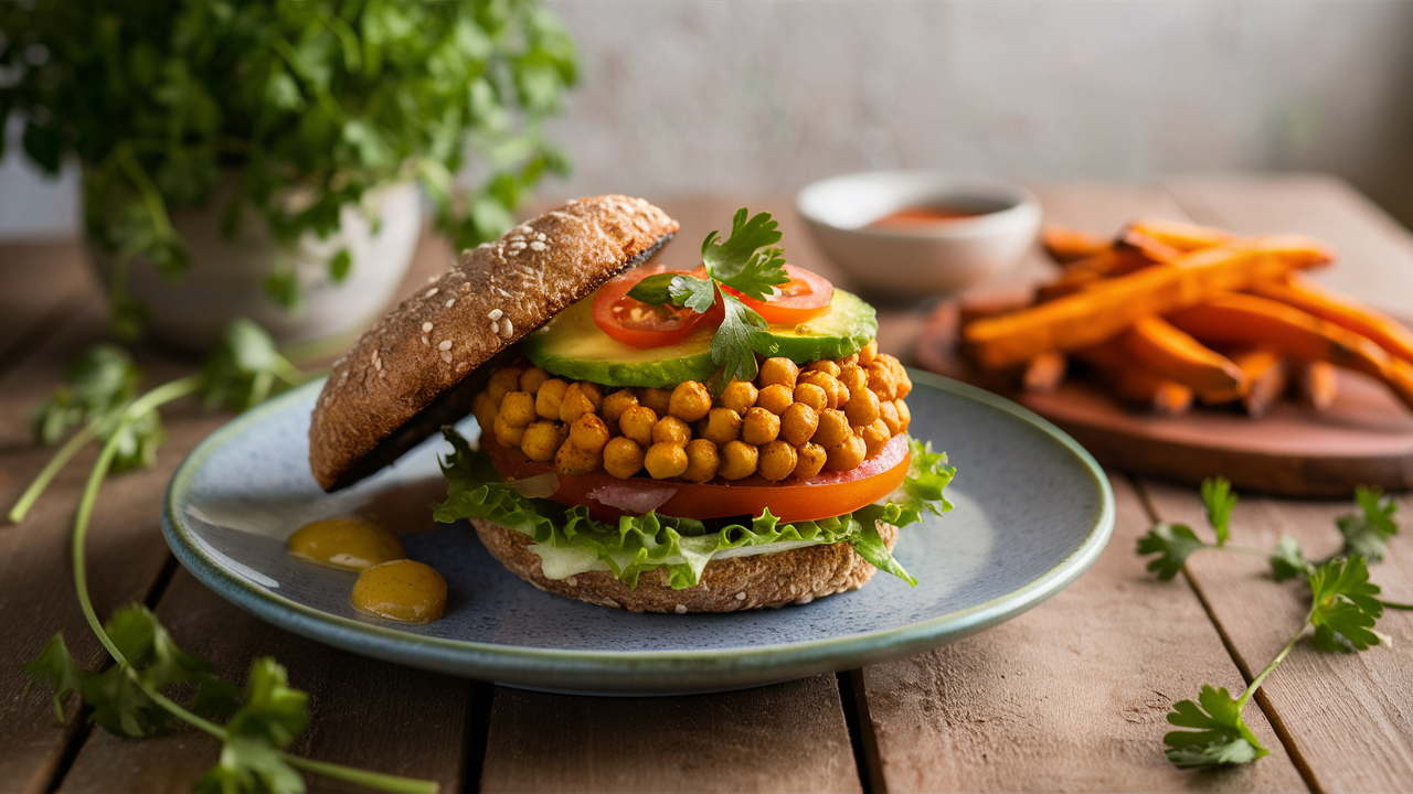 découvrez notre recette de burgers de pois chiches et coriandre, une savoureuse alternative végétale qui ravira vos papilles. sains et gourmands, ces burgers sont parfaits pour un repas équilibré et convivial. à tester sans hésitation !