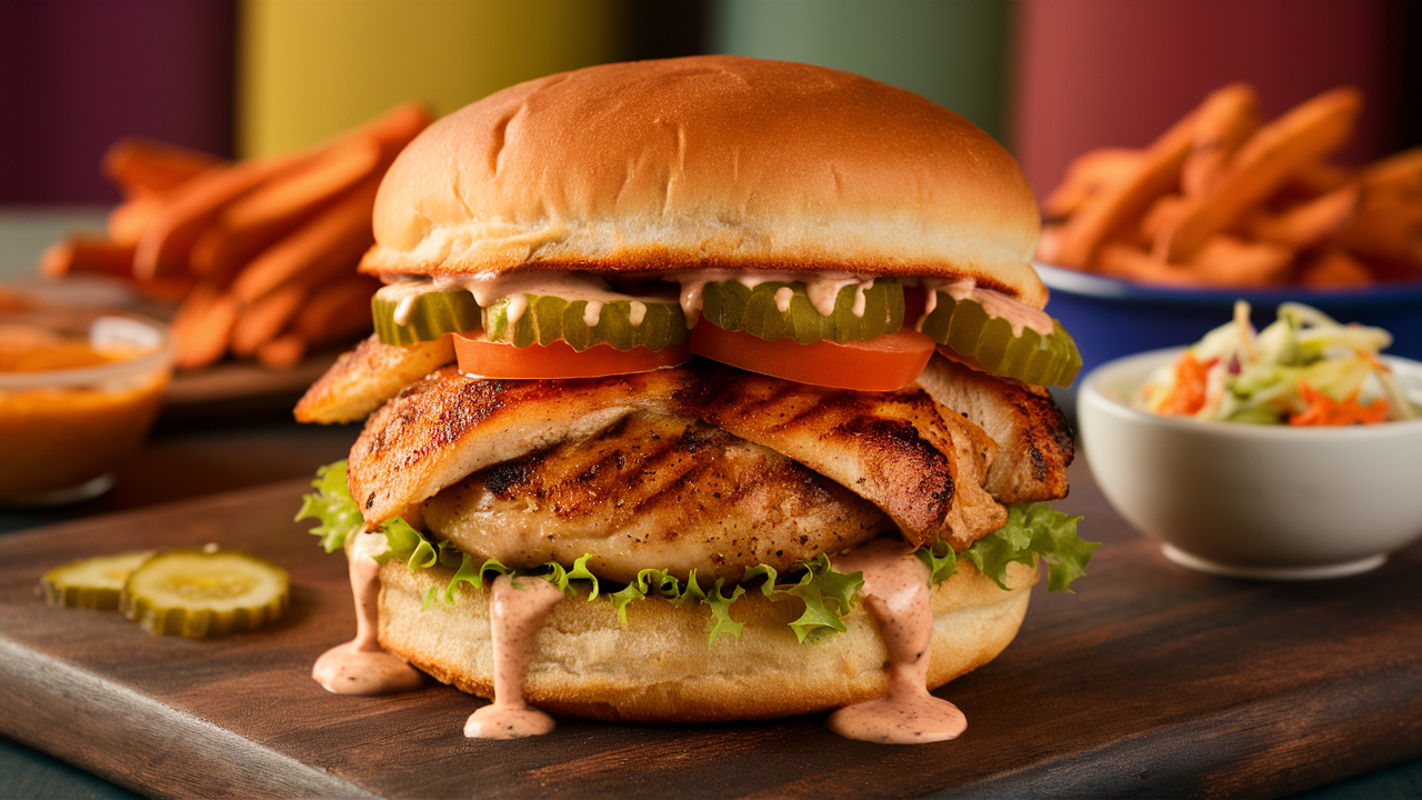 découvrez nos burgers de poulet cajun, une véritable explosion de saveurs épicées qui ravira vos papilles. offrant une combinaison parfaite d'épices et de tendres morceaux de poulet, ces burgers sont idéaux pour ceux qui aiment les plats audacieux. un délice à ne pas manquer !