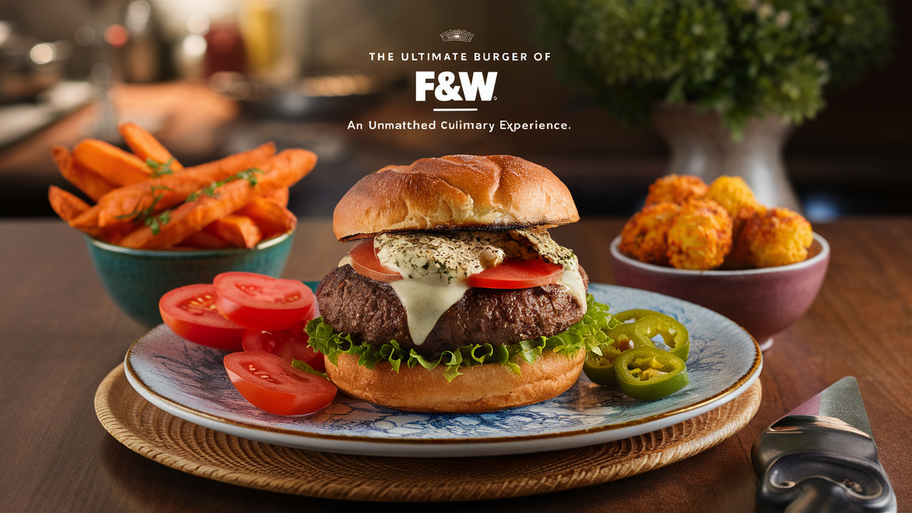 découvrez le burger ultime de f&w, une expérience culinaire inégalée qui éveillera vos papilles. savourez des ingrédients frais et de qualité, associés à des recettes audacieuses, pour un burger qui transcende les attentes. un incontournable pour les amateurs de bonne nourriture !