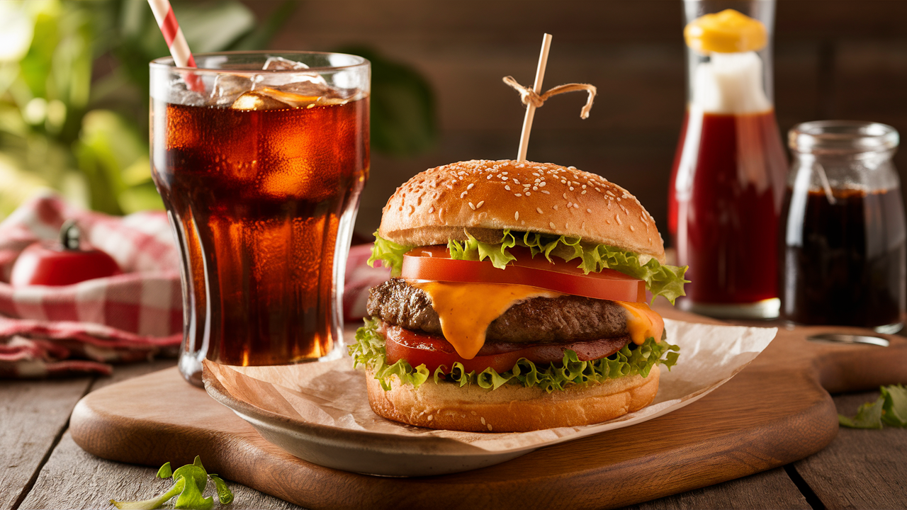 découvrez l'incroyable fusion des saveurs avec les burgers au cola. une combinaison audacieuse qui marie le goût unique du cola à la tendreté du burger, offrant une expérience culinaire inédite et savoureuse. parfait pour les aventuriers du goût !