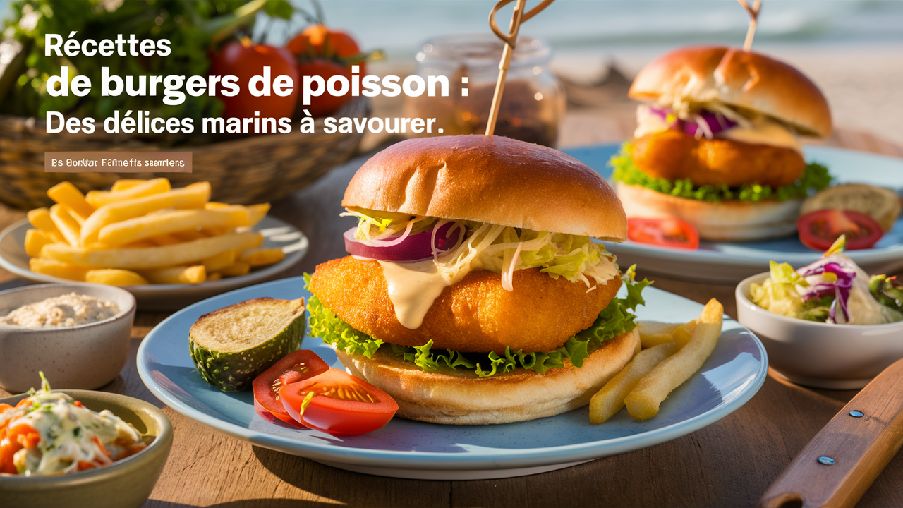 découvrez nos délicieuses recettes de burgers de poisson, alliant fraîcheur marine et saveurs irrésistibles. idéales pour une pause gourmande ou un repas original, ces créations vous emmèneront en voyage gustatif au bord de la mer. à savourer sans modération !