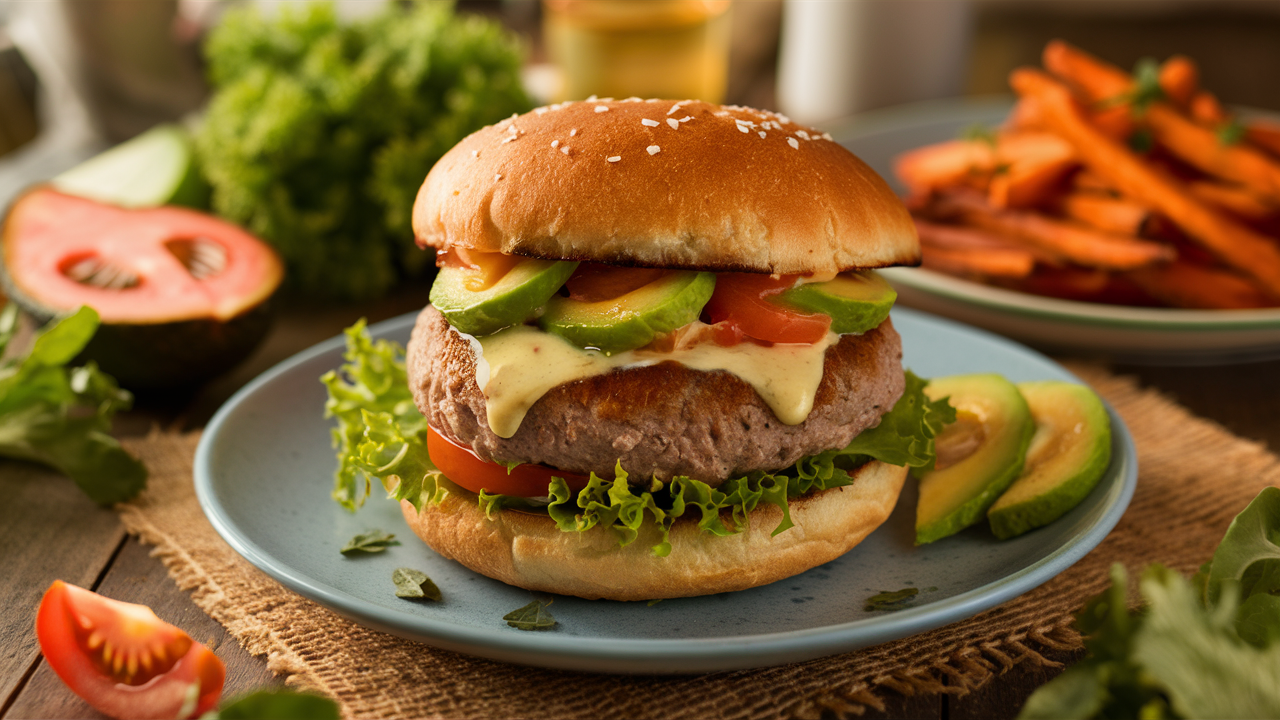 découvrez nos savoureux burgers de dinde, une option saine et délicieuse qui ravira vos papilles. parfaits pour un repas équilibré, ils allient goût et nutrition tout en étant faciles à préparer. idéaux pour les gourmets soucieux de leur santé, ces burgers rehaussent vos repas avec des saveurs irrésistibles.