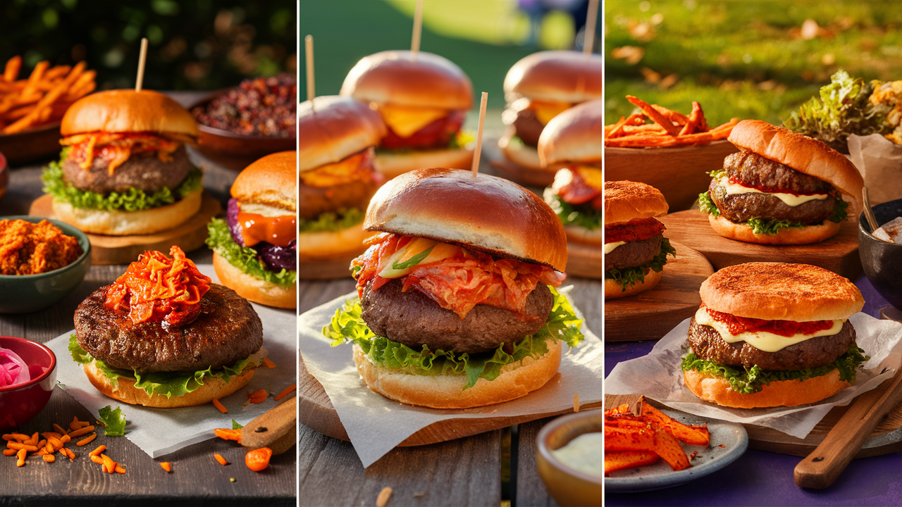 découvrez la délicieuse expérience des burgers coréens faciles à préparer ! savourez des saveurs authentiques et épicées en un rien de temps. idéaux pour un repas rapide ou un dîner entre amis, ces burgers allient tradition et modernité pour émerveiller vos papilles.